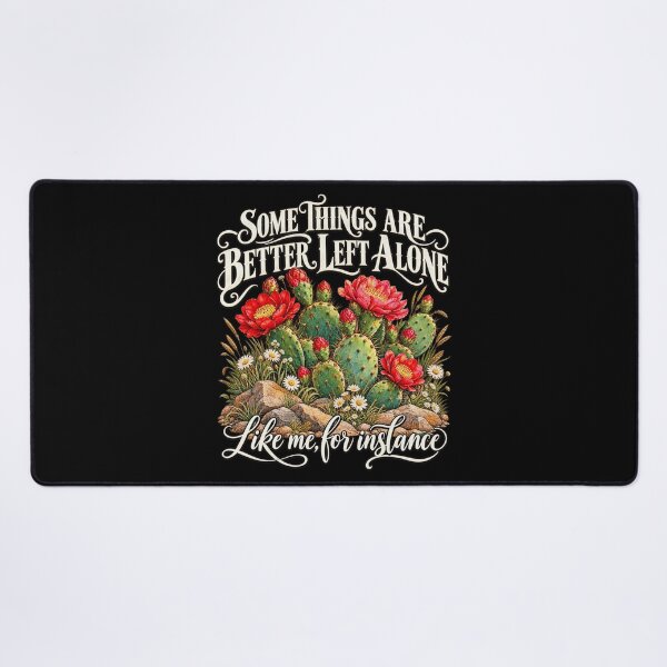 Item preview, Better Left Alone Cactus Humor designed and sold by anapldv.