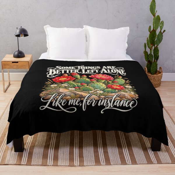 Item preview, Better Left Alone Cactus Humor designed and sold by anapldv.