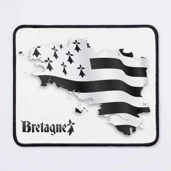 Item preview, Bretagne united flag map designed and sold by Art of Sun.