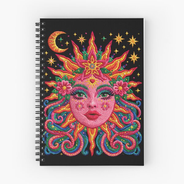 Item preview, Sun Goddess Floral Portrait designed and sold by folskullyz.
