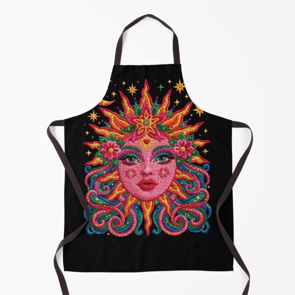 Item preview, Sun Goddess Floral Portrait designed and sold by folskullyz.
