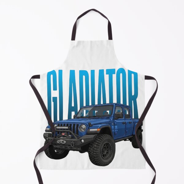 Item preview, Jeep Gladiator Off-Road Truck Blue 4x4 Overland Pickup Art designed and sold by Motorline44.