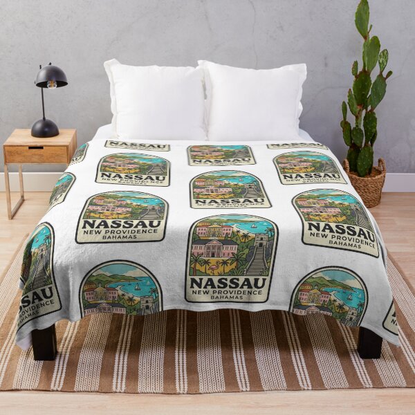 Item preview, Nassau Bahamas Vintage Travel Badge, Parliament Square & Fort Fincastle Souvenir designed and sold by raedattia.