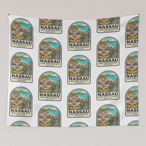 Item preview, Nassau Bahamas Vintage Travel Badge, Parliament Square & Fort Fincastle Souvenir designed and sold by raedattia.