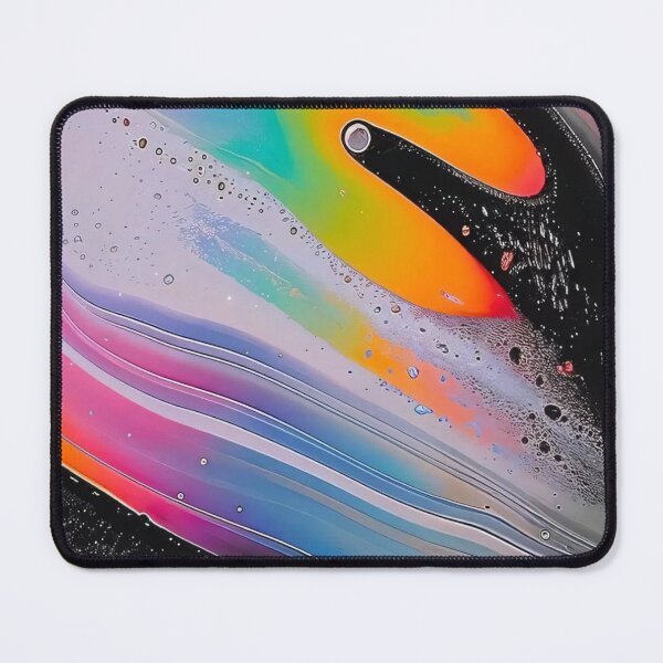 Item preview, Vibrant Rainbow Liquid Marble Art — Psychedelic Abstract Fluid Painting designed and sold by LYAN-STORE.