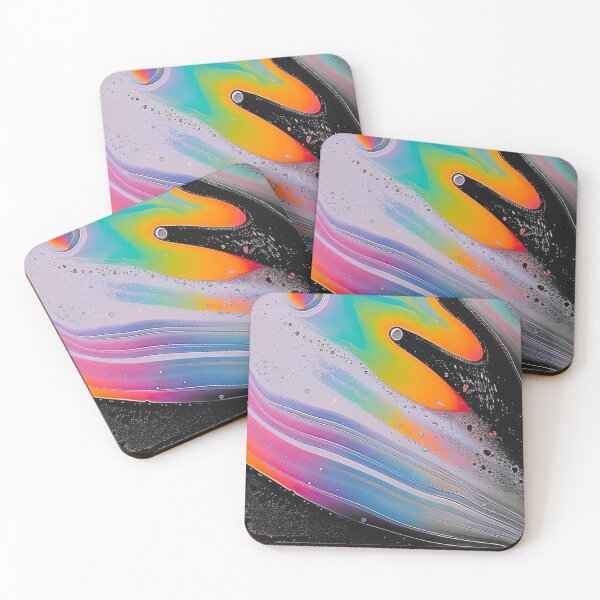 Item preview, Vibrant Rainbow Liquid Marble Art — Psychedelic Abstract Fluid Painting designed and sold by LYAN-STORE.