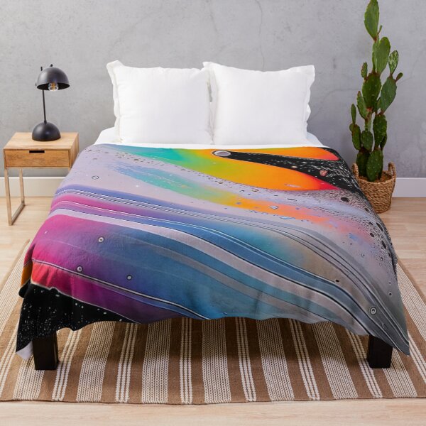 Item preview, Vibrant Rainbow Liquid Marble Art — Psychedelic Abstract Fluid Painting designed and sold by LYAN-STORE.