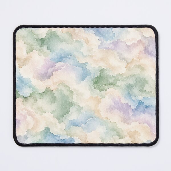 Artikelvorschau, Pastellfarbene Salbeiwolken – Weiches abstraktes Aquarellmuster entworfen und verkauft von HO•Designs.