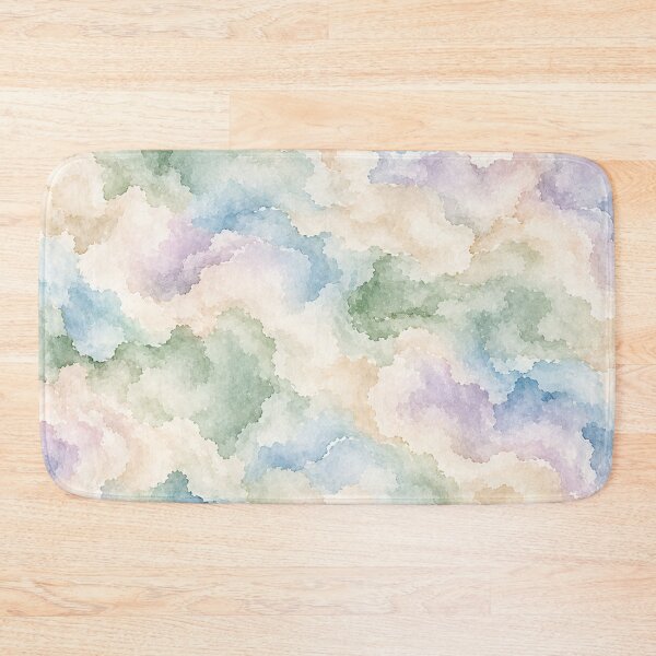 Artikelvorschau, Pastellfarbene Salbeiwolken – Weiches abstraktes Aquarellmuster entworfen und verkauft von HO•Designs.