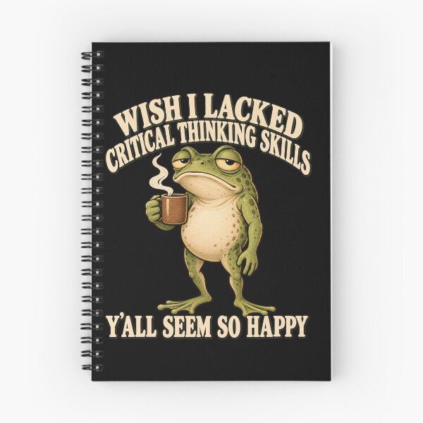 Item preview, Critical Thinking Frog Coffee Humor designed and sold by anapldv.