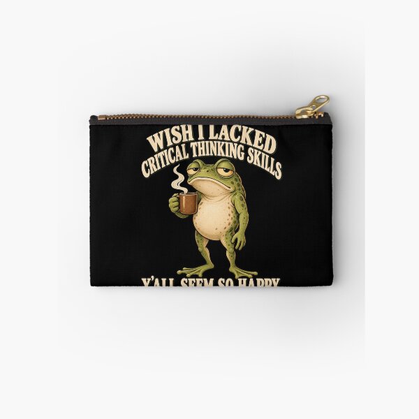 Item preview, Critical Thinking Frog Coffee Humor designed and sold by anapldv.