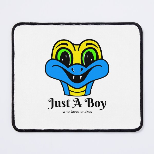 Item preview, Just A Boy Who Loves Snakes designed and sold by Sartoris Art.