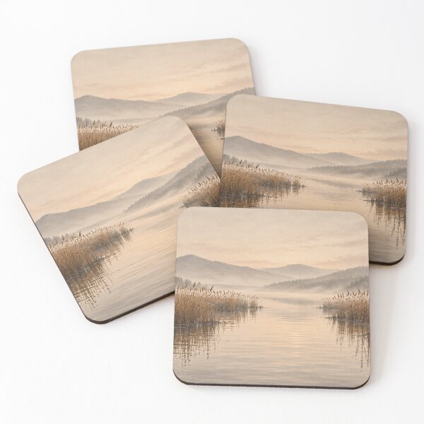 Item preview, Misty Lake Serenity Landscape designed and sold by NordenPosters.