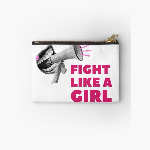 Item preview, Fight Like a Girl Retro Halftone Megaphone designed and sold by Fani*.