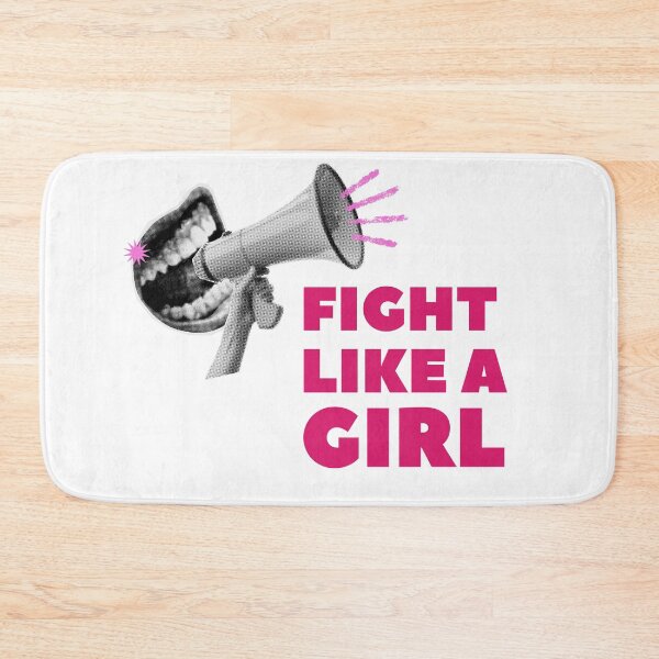 Item preview, Fight Like a Girl Retro Halftone Megaphone designed and sold by Fani*.