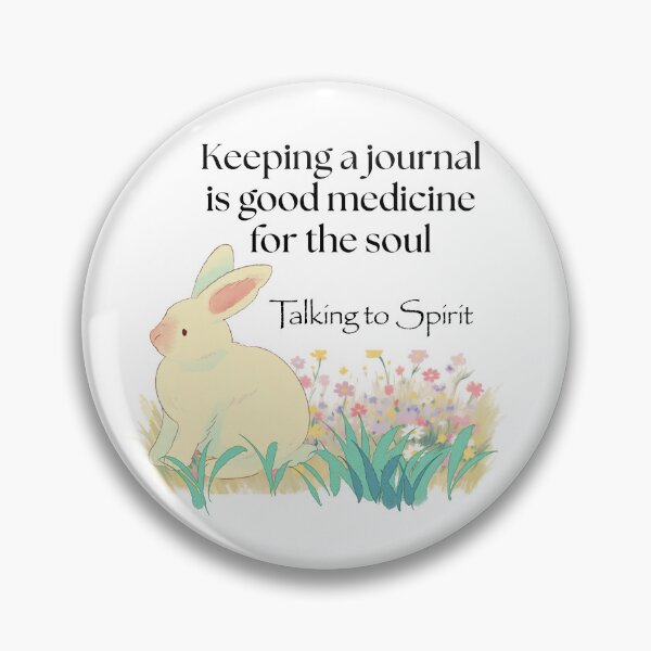 Item preview, Keeping a Journal is Good Medicine for the Soul designed and sold by TalkingToSpirit.