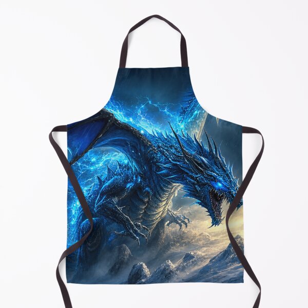 Item preview, Electric Ice Dragon Fantasy Mountain Storm designed and sold by GSizzle1.