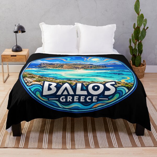 Item preview, Balos Lagoon Crete Greece Travel Trippy Art designed and sold by TomFrontierArt.