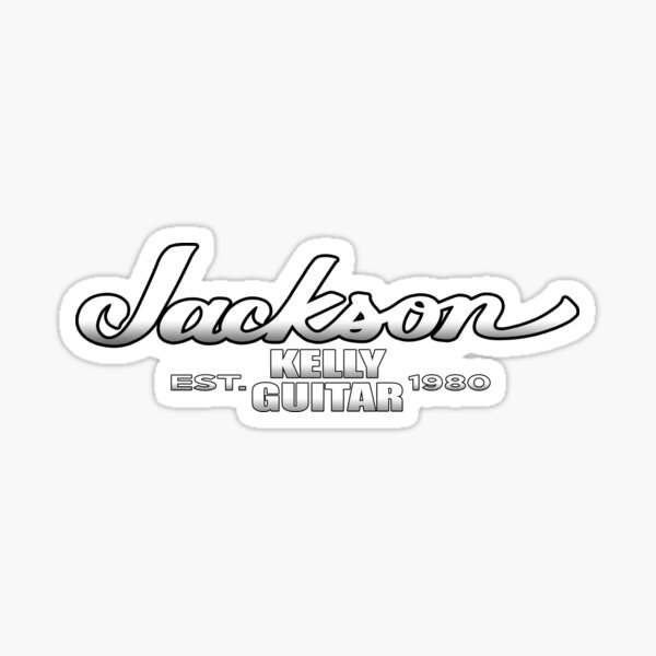 Jackson guitare Bass Logo un Vinyle Autocollant Voiture Vélo Camion Wrap porte fenêtre Decal
