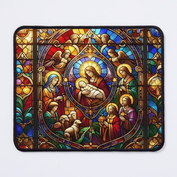 Item preview, Holy Night Stained Glass designed and sold by Sybille-Yates.