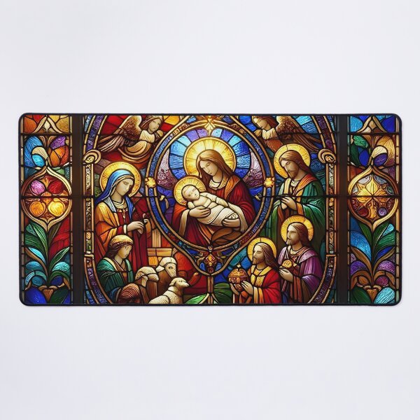 Item preview, Holy Night Stained Glass designed and sold by Sybille-Yates.
