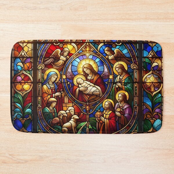 Item preview, Holy Night Stained Glass designed and sold by Sybille-Yates.