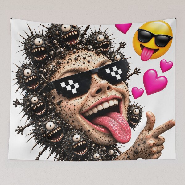 Item preview, Party Monsters meet Emoticons designed and sold by videodroom.