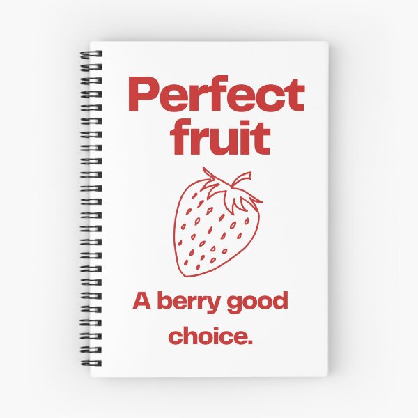 Item preview, Perfect Fruit A Berry Good Choice Cute Strawberry Pun designed and sold by KromaDesignLab.