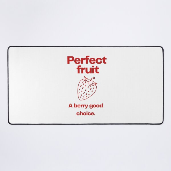 Item preview, Perfect Fruit A Berry Good Choice Cute Strawberry Pun designed and sold by KromaDesignLab.