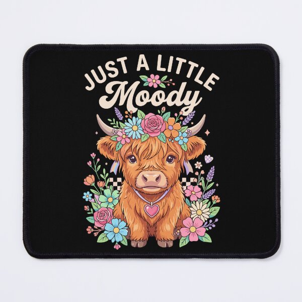 Item preview, Just A Little Moody Highland Cow Farm Animal Lover designed and sold by SofiBlair.