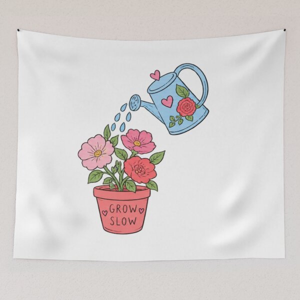 Item preview, Grow Slow Bloom at Your Own Pace  designed and sold by lindafloral.