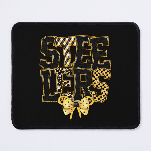 Item preview, Steelers Floral Coquette Bow Denim-effect Football Team Spirit designed and sold by RockTheFeal.
