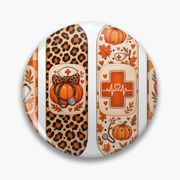 Item preview, Fall Nurse Bandage Pumpkin Leopard Medical Art designed and sold by VGAfanatic.