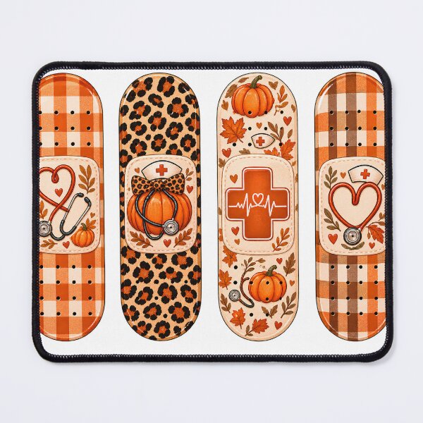 Item preview, Fall Nurse Bandage Pumpkin Leopard Medical Art designed and sold by VGAfanatic.