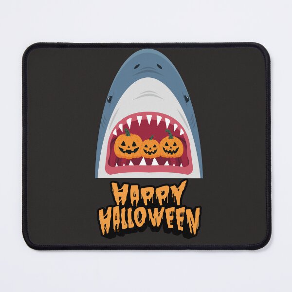 Item preview, Happy Halloween Shark With Pumpkins designed and sold by Canislupus80.