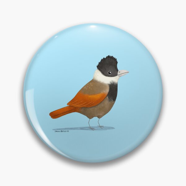 Item preview, White Bearded Antshrike Bird designed and sold by julianamotzko.