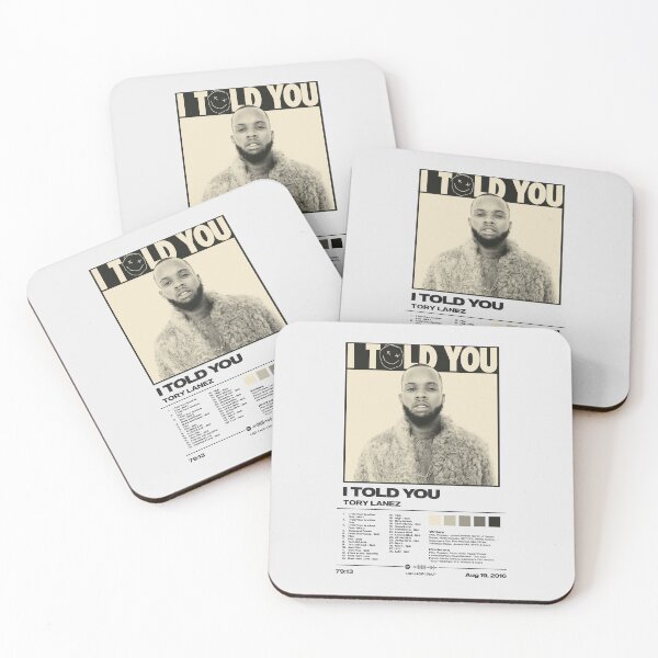 Item preview, I Told You by Tory Lanez - Tracklist Art designed and sold by FourthWall Prints.