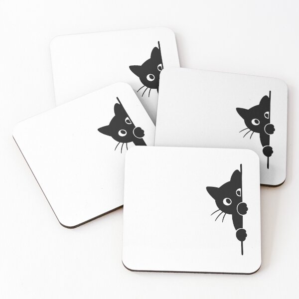 Item preview, Peekaboo Cat – Cute Curious Kitty Design designed and sold by ArtPer-design.