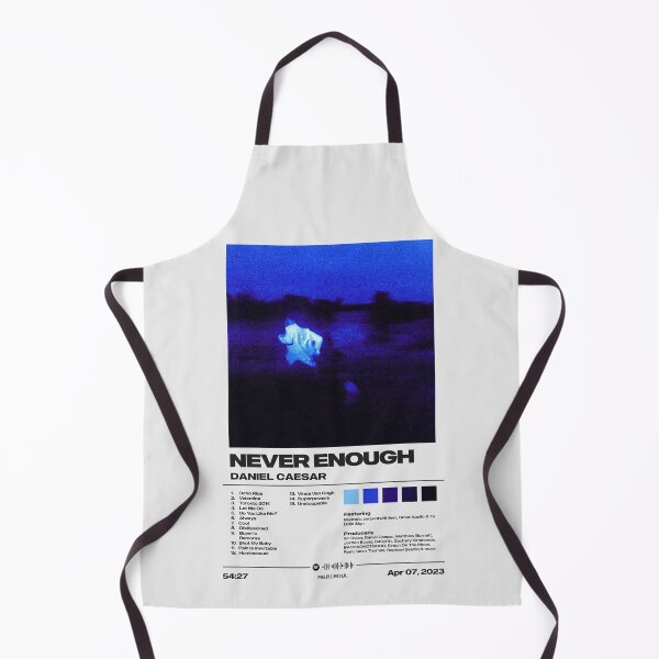 Item preview, Never Enough by Daniel Caesar - Tracklist Art designed and sold by FourthWall Prints.