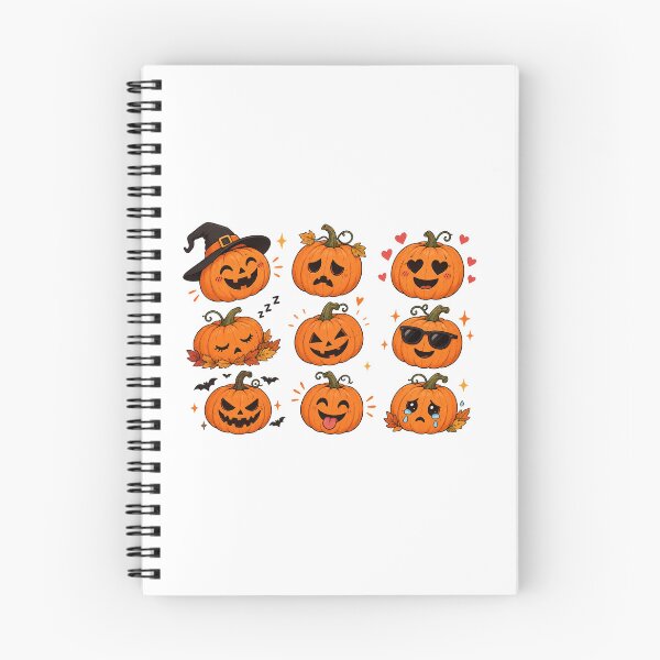 Item preview, Cute Halloween Pumpkin Faces – Funny Jack O Lantern Collection designed and sold by my-trendy-shop.