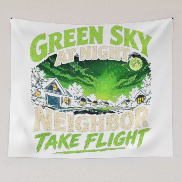 Item preview, Green sky at morning designed and sold by Friedenbaum.