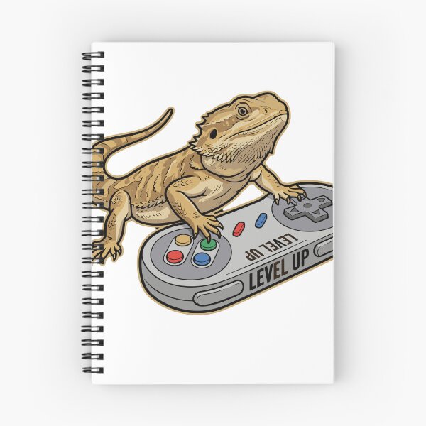 Item preview, Level Up Bearded Dragon Gamer Pet Owner designed and sold by SofiBlair.