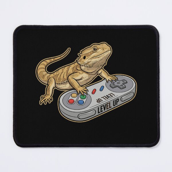 Item preview, Level Up Bearded Dragon Gamer Pet Owner designed and sold by SofiBlair.