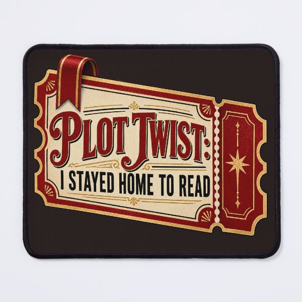 Item preview, Plot Twist I Stayed Home to Read designed and sold by BEASTATE.