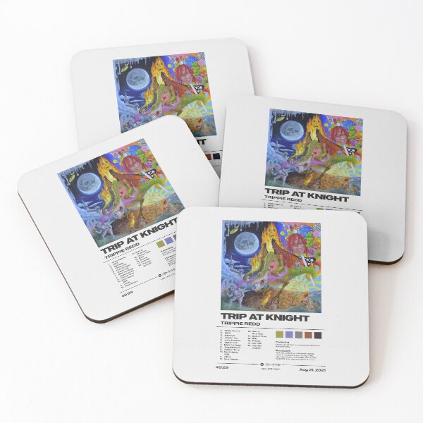 Item preview, Trip At Knight by Trippie Redd - Tracklist Art designed and sold by FourthWall Prints.