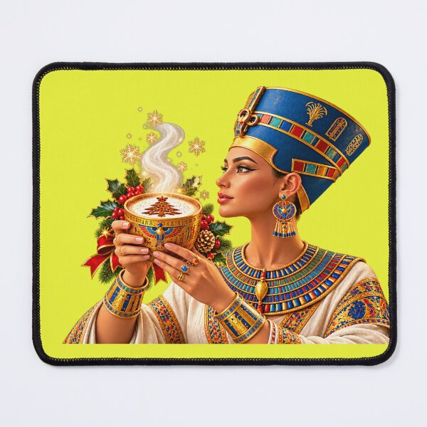 Item preview, Christmas Queen Nefertari – Egyptian Holiday Magic designed and sold by NEFERSIGN.
