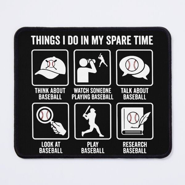 Item preview, Things I Do In My Spare Time Baseball Fan Player Activities designed and sold by SofiBlair.