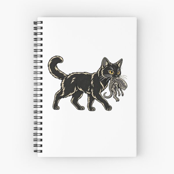 Item preview, Cat Carrying Alien funny Halloween designed and sold by Kladhadredo.
