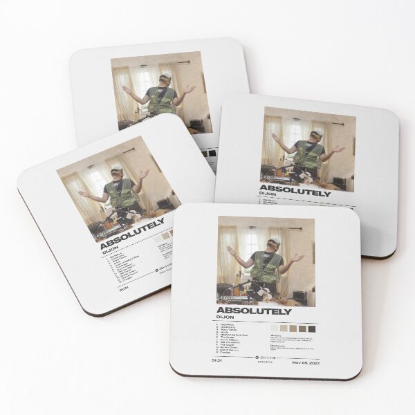 Item preview, Absolutely by Dijon - Minimalist Tracklist Art designed and sold by FourthWall Prints.