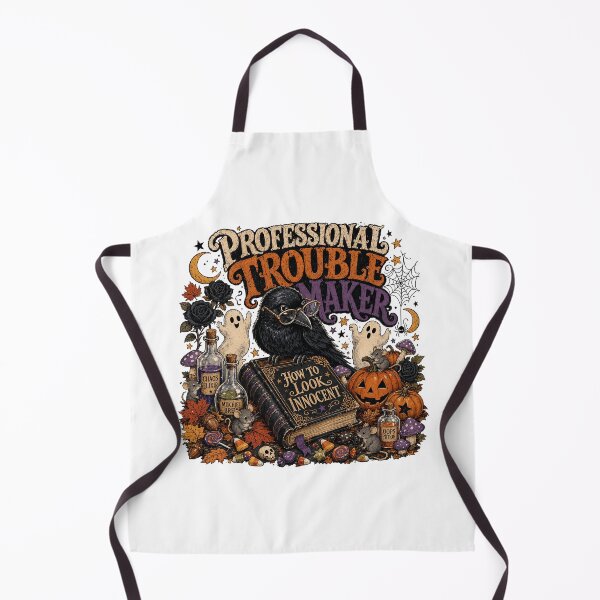 Item preview, Professional Trouble Maker Funny Crow Halloween designed and sold by JoyfullyOffbeat.